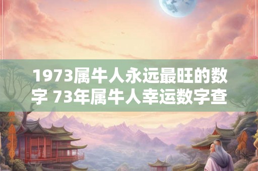 1973属牛人永远最旺的数字 73年属牛人幸运数字查询