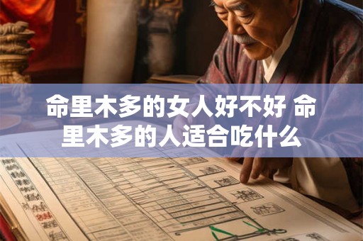 命里木多的女人好不好 命里木多的人适合吃什么 命里木多的女人好不好 命里木多的人适合吃什么