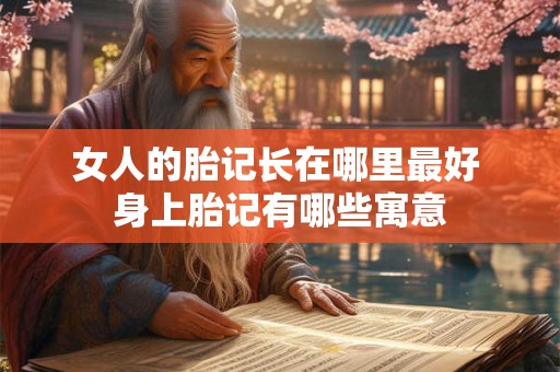 女人的胎记长在哪里最好 身上胎记有哪些寓意