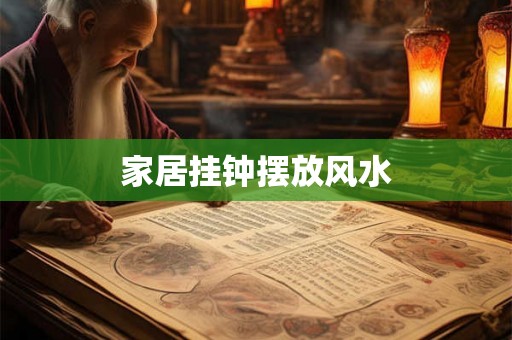 家居挂钟摆放风水