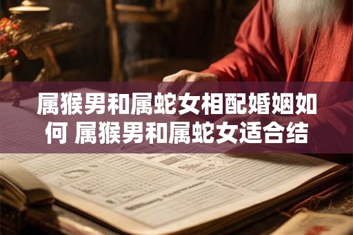 属猴男和属蛇女相配婚姻如何 属猴男和属蛇女适合结婚吗 属猴男和属蛇女相配婚姻如何 属猴男和属蛇女适合结婚吗