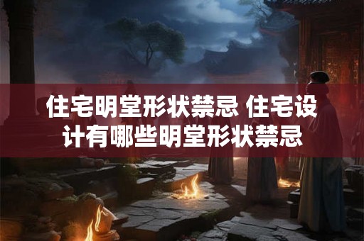 住宅明堂形状禁忌 住宅设计有哪些明堂形状禁忌