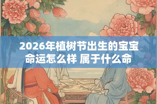 2026年植树节出生的宝宝命运怎么样 属于什么命