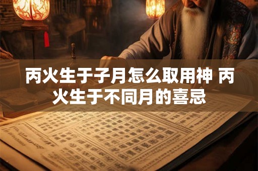 丙火生于子月怎么取用神 丙火生于不同月的喜忌