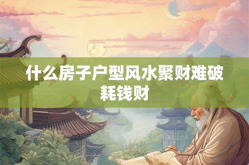 什么房子户型风水聚财难破耗钱财