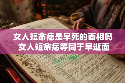 女人短命痣是早死的面相吗 女人短命痣等同于早逝面相吗