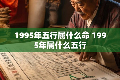 1995年五行属什么命 1995年属什么五行