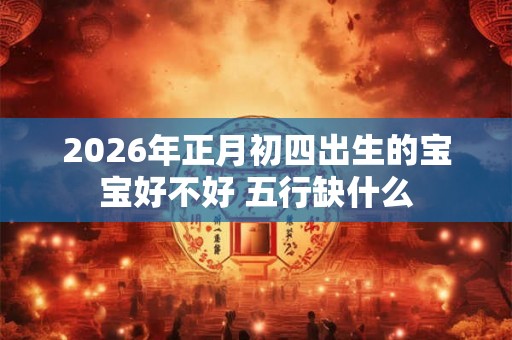 2026年正月初四出生的宝宝好不好 五行缺什么 2026年正月初四出生的宝宝好不好 五行缺什么