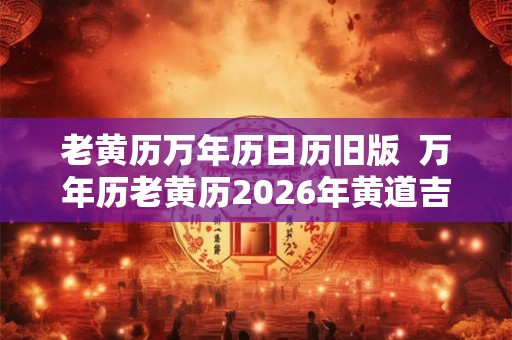 老黄历万年历日历旧版  万年历老黄历2026年黄道吉日查询