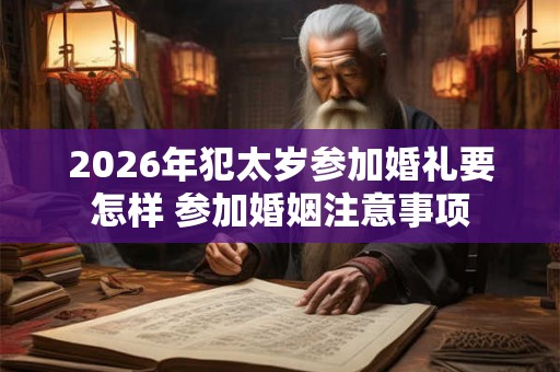 2026年犯太岁参加婚礼要怎样 参加婚姻注意事项