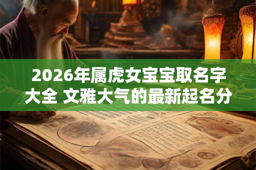2026年属虎女宝宝取名字大全 文雅大气的最新起名分享
