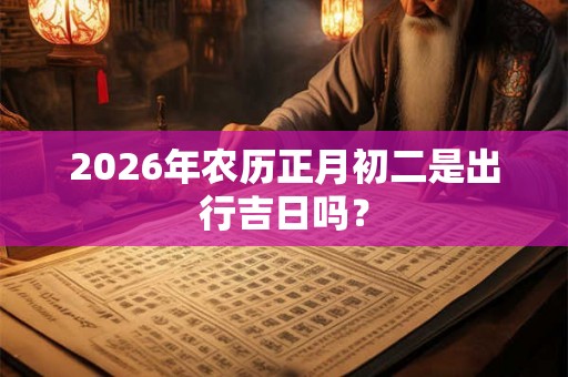 2026年农历正月初二是出行吉日吗？