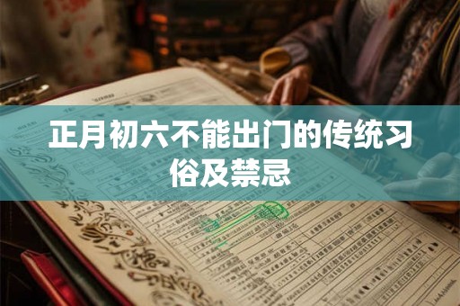 正月初六不能出门的传统习俗及禁忌 正月初六不能出门的传统习俗及禁忌