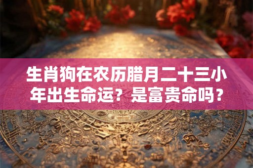 生肖狗在农历腊月二十三小年出生命运？是富贵命吗？