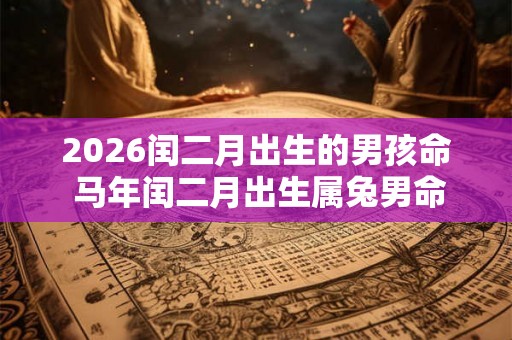 2026闰二月出生的男孩命 马年闰二月出生属兔男命运 2026闰二月出生的男孩命 马年闰二月出生属兔男命运
