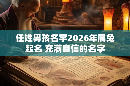 任姓男孩名字2026年属兔起名 充满自信的名字