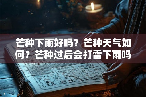 芒种下雨好吗？芒种天气如何？芒种过后会打雷下雨吗？