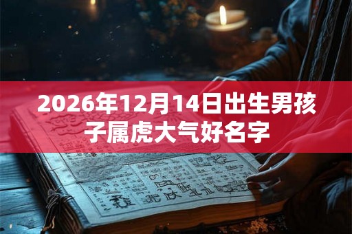 2026年12月14日出生男孩子属虎大气好名字 2026年12月14日出生男孩子属虎大气好名字