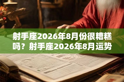 射手座2026年8月份很糟糕吗？射手座2026年8月运势分析