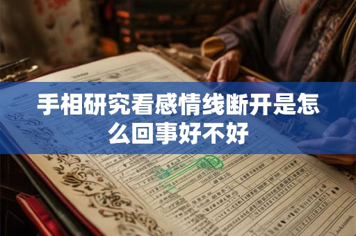 手相研究看感情线断开是怎么回事好不好