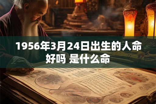 1956年3月24日出生的人命好吗 是什么命 1956年3月24日出生的人命好吗 是什么命