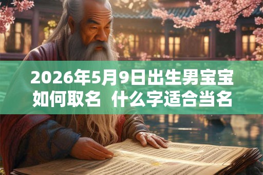 2026年5月9日出生男宝宝如何取名  什么字适合当名字