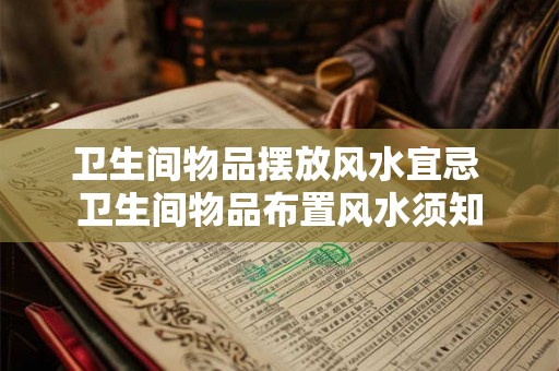 卫生间物品摆放风水宜忌 卫生间物品布置风水须知