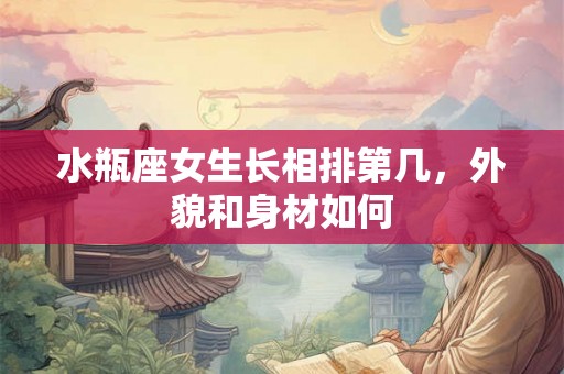 水瓶座女生长相排第几，外貌和身材如何