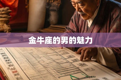金牛座的男的魅力 金牛座的男的魅力