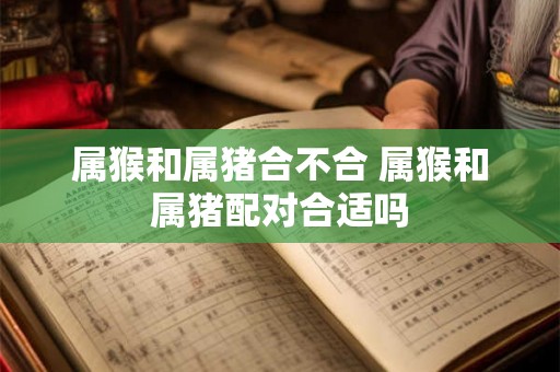 属猴和属猪合不合 属猴和属猪配对合适吗