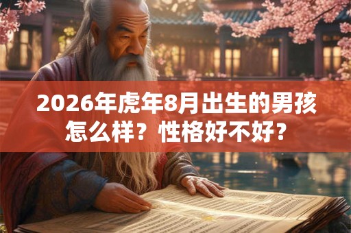 2026年虎年8月出生的男孩怎么样？性格好不好？