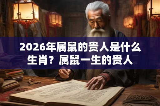 2026年属鼠的贵人是什么生肖？属鼠一生的贵人