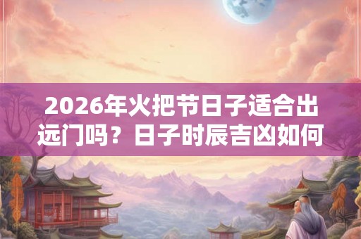 2026年火把节日子适合出远门吗？日子时辰吉凶如何？