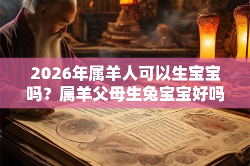 2026年属羊人可以生宝宝吗？属羊父母生兔宝宝好吗