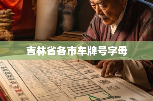 吉林省各市车牌号字母