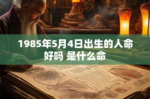 1985年5月4日出生的人命好吗 是什么命