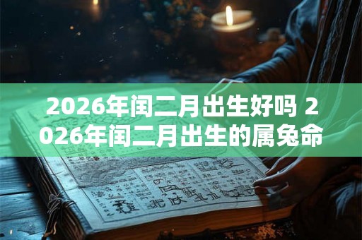 2026年闰二月出生好吗 2026年闰二月出生的属兔命运