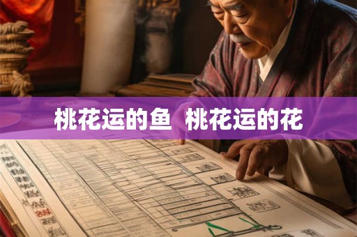 桃花运的鱼  桃花运的花