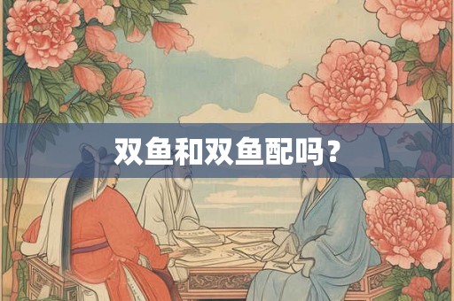 双鱼和双鱼配吗？