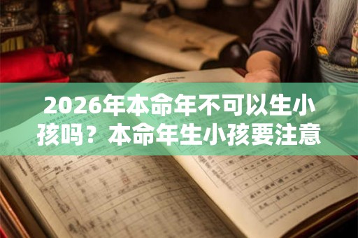 2026年本命年不可以生小孩吗？本命年生小孩要注意什么？