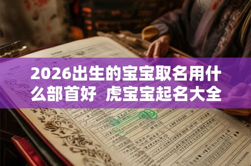 2026出生的宝宝取名用什么部首好  虎宝宝起名大全