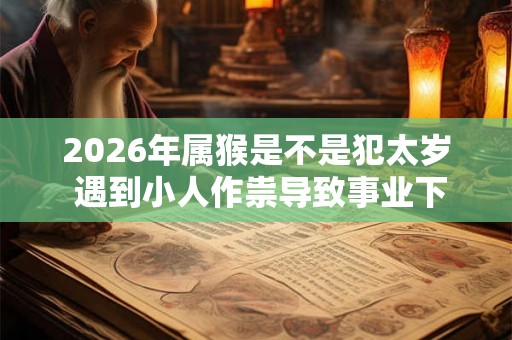2026年属猴是不是犯太岁 遇到小人作祟导致事业下滑