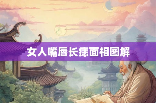 女人嘴唇长痣面相图解