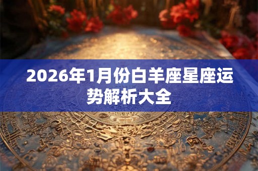 2026年1月份白羊座星座运势解析大全