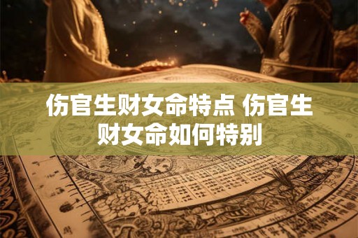 伤官生财女命特点 伤官生财女命如何特别