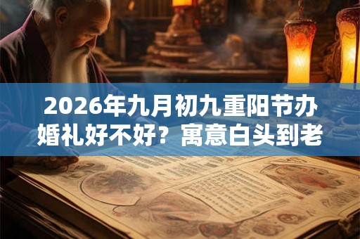 2026年九月初九重阳节办婚礼好不好？寓意白头到老吗？