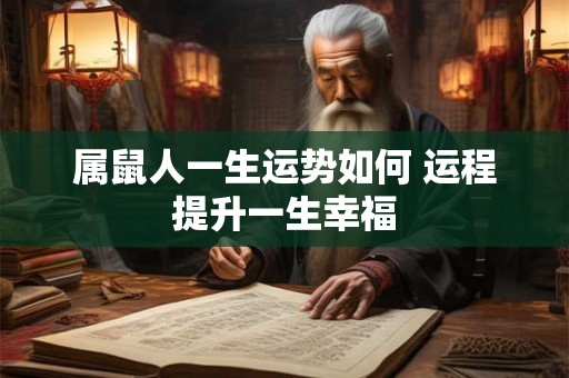 属鼠人一生运势如何 运程提升一生幸福