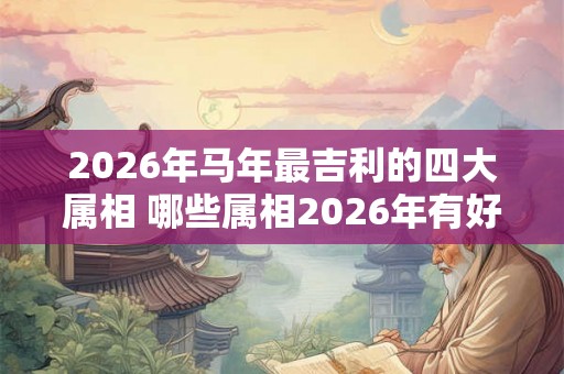 2026年马年最吉利的四大属相 哪些属相2026年有好运
