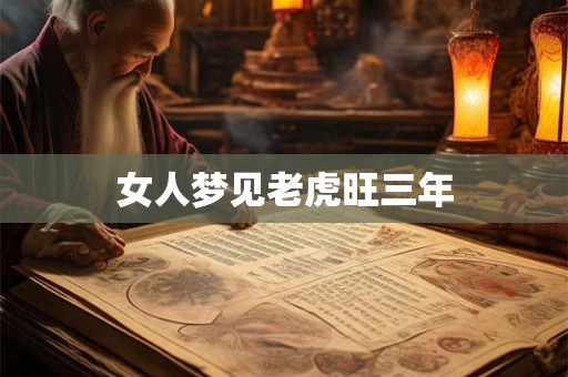女人梦见老虎旺三年 女人梦见老虎旺三年