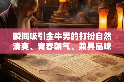 瞬间吸引金牛男的打扮自然清爽、青春朝气、兼具品味